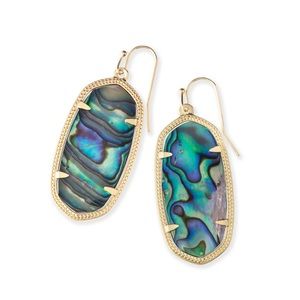 Abalone Elle Earrings. Kendra Scott